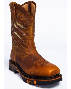 Flag” Western Work Boots